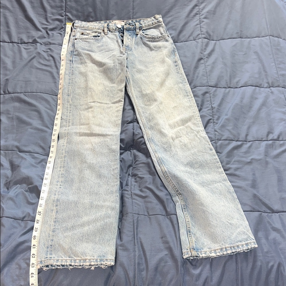 Zara Woman’s Relaxed Fit Light Blue Jeans